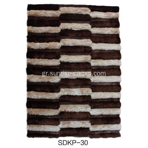 Silk Polyester Shaggy 3D και 4D